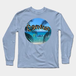 Cancun Mexico Leopard Long Sleeve T-Shirt